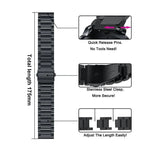 Bracelet de montre en acier inoxydable à trois perles, pour Samsung Galaxy Watch8 / Watch8 Classic