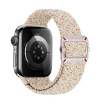 Bracelet de montre en nylon tressé avec boucle mécanique à double boucle, pour Apple Watch 46 mm / 49 mm / 45 mm / 44 mm
