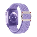 Bracelet de montre en nylon tressé avec boucle mécanique à double boucle, pour Apple Watch 42 mm / 41 mm / 40 mm / 38 mm