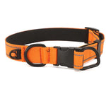 Collier réfléchissant en tissu imperméable avec boucle noire pour animaux de compagnie, collier imperméable, S, collier imperméable, M, collier imperméable, L