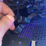 Câble d'extension adaptateur 2 en 1 pour carte mère d'ordinateur de bureau USB 9 broches