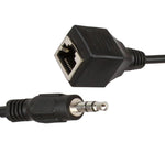 Câble adaptateur port réseau RJ45 femelle vers jack 3,5 mm mâle pour écran tactile Thunderstone