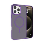 Coque de téléphone Kalebol en PC dépoli avec cadre d'objectif métallique MagSafe, pour iPhone 17 Pro Max, pour iPhone 17 Pro, pour iPhone 17, pour iPhone Air, pour iPhone 16 Pro Max