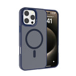 Coque de téléphone Kalebol en PC dépoli MagSafe avec cadre d'objectif métallique, pour iPhone 16 Pro, pour iPhone 16 Plus, pour iPhone 16, pour iPhone 15 Pro Max, pour iPhone 15 Pro