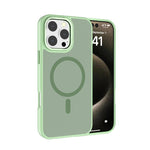 Coque de téléphone Kalebol en PC dépoli MagSafe avec cadre d'objectif métallique, pour iPhone 16 Pro, pour iPhone 16 Plus, pour iPhone 16, pour iPhone 15 Pro Max, pour iPhone 15 Pro