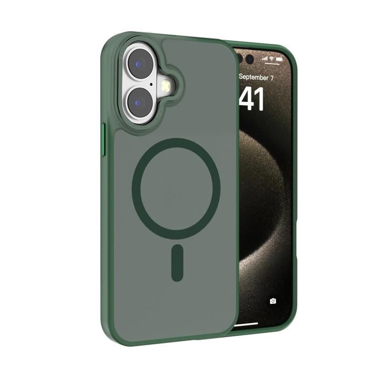 Coque de téléphone Kalebol en PC dépoli MagSafe avec cadre d'objectif métallique, pour iPhone 16 Pro, pour iPhone 16 Plus, pour iPhone 16, pour iPhone 15 Pro Max, pour iPhone 15 Pro