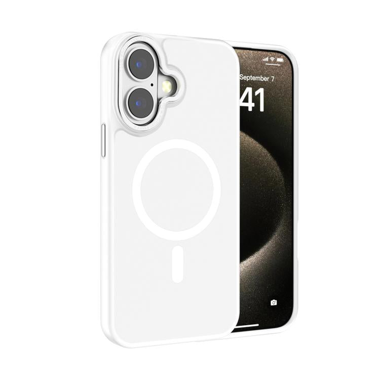 Coque de téléphone Kalebol en PC dépoli MagSafe avec cadre d'objectif métallique, pour iPhone 16 Pro, pour iPhone 16 Plus, pour iPhone 16, pour iPhone 15 Pro Max, pour iPhone 15 Pro