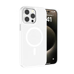 Coque de téléphone Kalebol en PC dépoli MagSafe avec cadre d'objectif métallique, pour iPhone 16 Pro, pour iPhone 16 Plus, pour iPhone 16, pour iPhone 15 Pro Max, pour iPhone 15 Pro