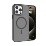 Coque de téléphone Kalebol en PC dépoli MagSafe avec cadre d'objectif métallique, pour iPhone 16 Pro, pour iPhone 16 Plus, pour iPhone 16, pour iPhone 15 Pro Max, pour iPhone 15 Pro