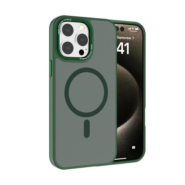Coque de téléphone givrée en polycarbonate Kalebol avec cadre d'objectif en métal compatible MagSafe, pour iPhone 14 Pro Max, pour iPhone 13 Pro Max, pour iPhone 13 Pro, pour iPhone 13
