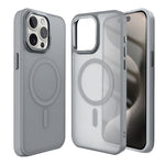 Coque de téléphone Kalebol en PC dépoli MagSafe avec cadre d'objectif métallique, pour iPhone 16 Pro, pour iPhone 16 Plus, pour iPhone 16, pour iPhone 15 Pro Max, pour iPhone 15 Pro