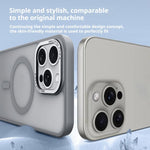 Coque de téléphone Kalebol en PC dépoli MagSafe avec cadre d'objectif métallique, pour iPhone 16 Pro, pour iPhone 16 Plus, pour iPhone 16, pour iPhone 15 Pro Max, pour iPhone 15 Pro