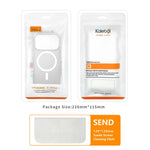 Coque de téléphone Kalebol en PC dépoli MagSafe avec cadre d'objectif métallique, pour iPhone 16 Pro, pour iPhone 16 Plus, pour iPhone 16, pour iPhone 15 Pro Max, pour iPhone 15 Pro