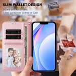 Étui en cuir gaufré RFID Panda avec lanière, pour iPhone 14 Pro Max, pour iPhone SE 2022 / 2020 / 8 / 7, pour iPhone 13 Pro Max, pour iPhone 13 Pro, pour iPhone 13 mini, pour iPhone 12 / 12 Pro, pour iPhone 12 Pro Max, pour iPhone 12 mini