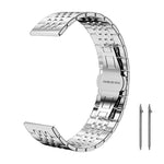 xDfind Seven-bead Solid Stainless Steel Watch Band, 14mm, 18mm, 20mm, 22mm