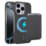 Étui de téléphone avec porte-cartes magnétique MagSafe en fibre de carbone, pour iPhone 17 Pro Max, pour iPhone 17 Pro, pour iPhone 17, pour iPhone Air, pour iPhone 16 Pro Max, iPhone 16 Pro, pour iPhone 16 Plus, pour iPhone 16, pour iPhone 15 Pro Max
