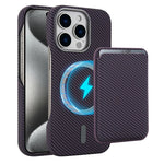 Étui de téléphone avec porte-cartes magnétique MagSafe en fibre de carbone, pour iPhone 17 Pro Max, pour iPhone 17 Pro, pour iPhone 17, pour iPhone Air, pour iPhone 16 Pro Max, iPhone 16 Pro, pour iPhone 16 Plus, pour iPhone 16, pour iPhone 15 Pro Max