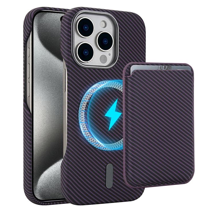 Étui de téléphone avec porte-cartes magnétique MagSafe en fibre de carbone, pour iPhone 17 Pro Max, pour iPhone 17 Pro, pour iPhone 17, pour iPhone Air, pour iPhone 16 Pro Max, iPhone 16 Pro, pour iPhone 16 Plus, pour iPhone 16, pour iPhone 15 Pro Max
