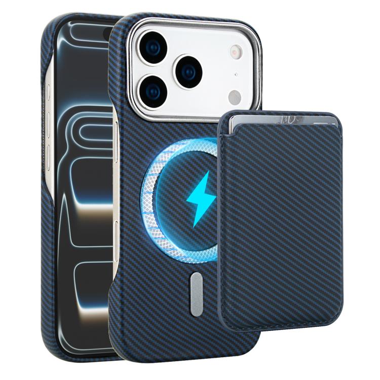 Étui de téléphone avec porte-cartes magnétique MagSafe en fibre de carbone, pour iPhone 17 Pro Max, pour iPhone 17 Pro, pour iPhone 17, pour iPhone Air, pour iPhone 16 Pro Max, iPhone 16 Pro, pour iPhone 16 Plus, pour iPhone 16, pour iPhone 15 Pro Max