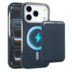 Étui de téléphone avec porte-cartes magnétique MagSafe en fibre de carbone, pour iPhone 17 Pro Max, pour iPhone 17 Pro, pour iPhone 17, pour iPhone Air, pour iPhone 16 Pro Max, iPhone 16 Pro, pour iPhone 16 Plus, pour iPhone 16, pour iPhone 15 Pro Max