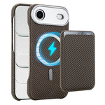 Étui de téléphone avec porte-cartes magnétique MagSafe en fibre de carbone, pour iPhone 17 Pro Max, pour iPhone 17 Pro, pour iPhone 17, pour iPhone Air, pour iPhone 16 Pro Max, iPhone 16 Pro, pour iPhone 16 Plus, pour iPhone 16, pour iPhone 15 Pro Max