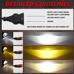 T12 2pcs/Pack 55W 3 inch High Power Dual Lens Fog Light Oblique Style for Toyota, T12 Left Driver, T12 Right Driver