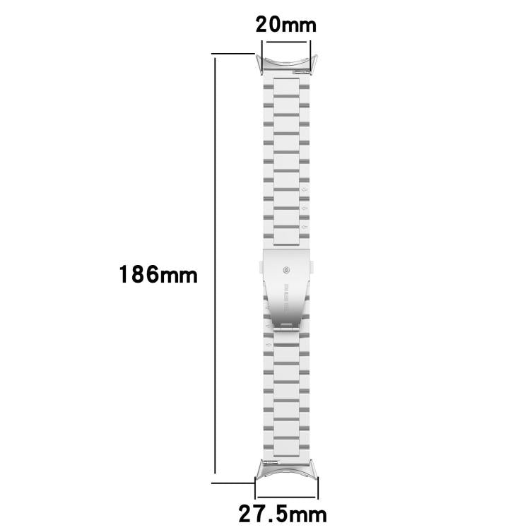 Bracelet de montre en alliage de titane à boucle plate Tri-beads, pour Google Pixel Watch 4 / 3 45mm, pour Google Pixel Watch 4 / 3 / 2 / 1 41mm