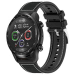 xDfind Hybrid Nylon Braid Silicone Watch Band, 20mm For Ticwatch GTH / E3 / E / 2, 22mm For Ticwatch Pro X / Pro 3 / Pro