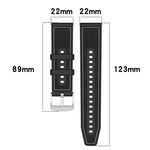 xDfind Hybrid Nylon Braid Silicone Watch Band, For Fitbit Versa 4/Versa3/Sense2/Sense 20mm, For Fitbit Versa 2/Versa/Versa Lite 22mm