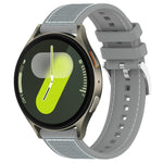 Bracelet de montre xDfind en silicone tressé hybride en nylon, pour Samsung Galaxy Watch Ultra/Ultra 2025 22mm, pour Samsung Galaxy Watch 7 / 6 / 5 / FE 20mm