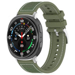 Bracelet de montre xDfind en silicone tressé hybride en nylon, pour Samsung Galaxy Watch Ultra/Ultra 2025 22mm, pour Samsung Galaxy Watch 7 / 6 / 5 / FE 20mm