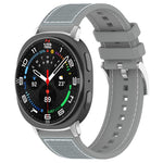 Bracelet de montre xDfind en silicone tressé hybride en nylon, pour Samsung Galaxy Watch Ultra/Ultra 2025 22mm, pour Samsung Galaxy Watch 7 / 6 / 5 / FE 20mm