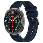 Bracelet de montre xDfind en silicone tressé hybride en nylon, pour Samsung Galaxy Watch Ultra/Ultra 2025 22mm, pour Samsung Galaxy Watch 7 / 6 / 5 / FE 20mm