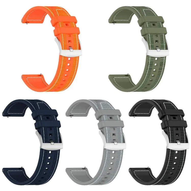 Bracelet de montre hybride en nylon tressé et silicone xDfind, compatible avec Apple Watch 42/44/45/46/49 mm (22 mm) et Apple Watch 38/40/41/S10 (42 mm, 20 mm).