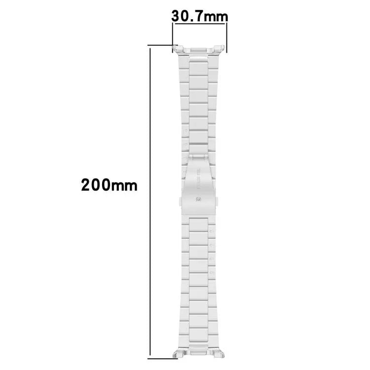 Tri-beads Flat Buckle Titanium Alloy Watch Band, For Samsung Galaxy Watch8 / Watch8 Classic, For Samsung Galaxy Fit3 / SM-R390