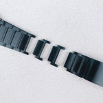 Bracelet de montre en acier inoxydable à boucle détachable latérale et trois billes, pour Apple Watch 46 mm / 49 mm / 45 mm / 44 mm et pour Apple Watch 42 mm / 41 mm / 40 mm / 38 mm