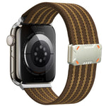 Bracelet de montre en nylon à boucle magnétique Mecha Armor, compatible avec Apple Watch 46 mm / 49 mm / 45 mm / 44 mm et Apple Watch 42 mm / 41 mm / 40 mm / 38 mm.