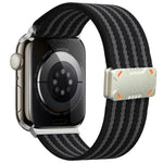 Bracelet de montre en nylon à boucle magnétique Mecha Armor, compatible avec Apple Watch 46 mm / 49 mm / 45 mm / 44 mm et Apple Watch 42 mm / 41 mm / 40 mm / 38 mm.