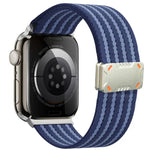 Bracelet de montre en nylon à boucle magnétique Mecha Armor, compatible avec Apple Watch 46 mm / 49 mm / 45 mm / 44 mm et Apple Watch 42 mm / 41 mm / 40 mm / 38 mm.