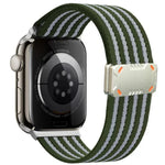 Bracelet de montre en nylon à boucle magnétique Mecha Armor, compatible avec Apple Watch 46 mm / 49 mm / 45 mm / 44 mm et Apple Watch 42 mm / 41 mm / 40 mm / 38 mm.