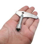 Clé à molette pour valve de compteur d'eau triangulaire intérieur