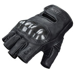 Gants de moto mi-doigts respirants et protecteurs pour l'été GHOST RACING GR-BZ01, M, L, XL