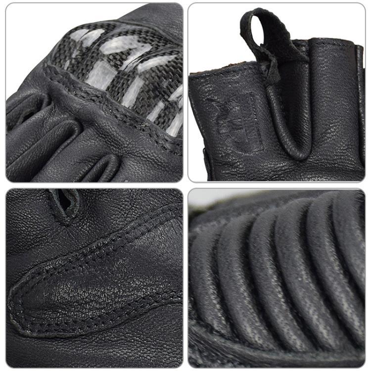 Gants de moto mi-doigts respirants et protecteurs pour l'été GHOST RACING GR-BZ01, M, L, XL