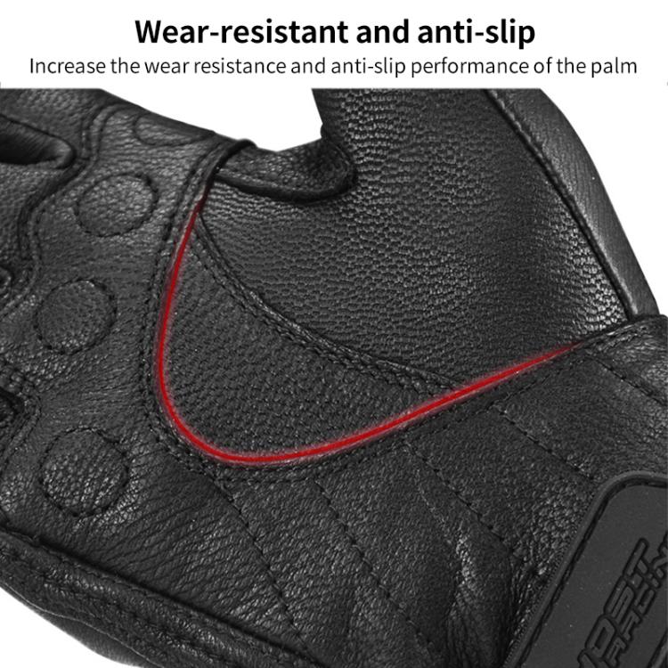 Gants de moto chauds en velours d'hiver GHOST RACING GR-ST07, M, XL, XXL