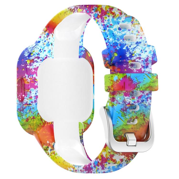 xDfind Steel Buckle Printed Silicone Watch Band, For GarminFit JR3 / Garmin Vivofit JR 3
