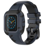xDfind Steel Buckle Printed Silicone Watch Band, For GarminFit JR3 / Garmin Vivofit JR 3