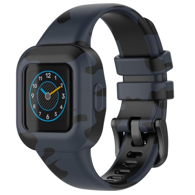 xDfind Steel Buckle Printed Silicone Watch Band, For GarminFit JR3 / Garmin Vivofit JR 3