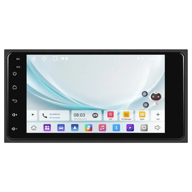 Pour Toyota COROLLA Android 15 7 pouces sans fil CarPlay Lecteur de voiture Machine de navigation de contrôle central de voiture, Standard, Standard+AHD+Microphone