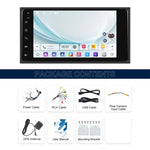 Pour Toyota COROLLA Android 15 7 pouces sans fil CarPlay Lecteur de voiture Machine de navigation de contrôle central de voiture, Standard, Standard+AHD+Microphone