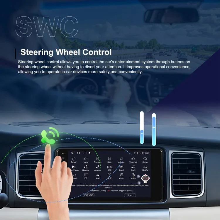 Pour Toyota COROLLA Android 15 7 pouces sans fil CarPlay Lecteur de voiture Machine de navigation de contrôle central de voiture, Standard, Standard+AHD+Microphone